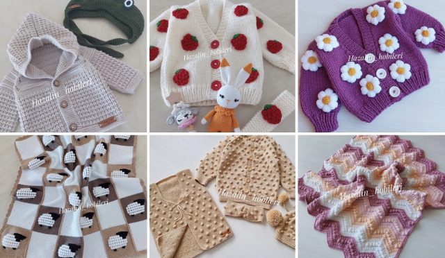 En Gösterişli Bebek Örgü Modelleri